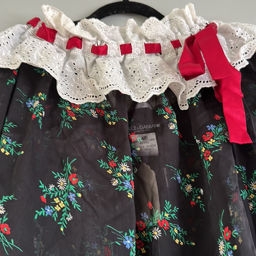 Dolce & Gabbana vintage off shoulder sheet top - Picture 2 of 4